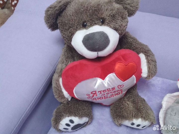 Букет из мишек Тедди и Мишка с букетом