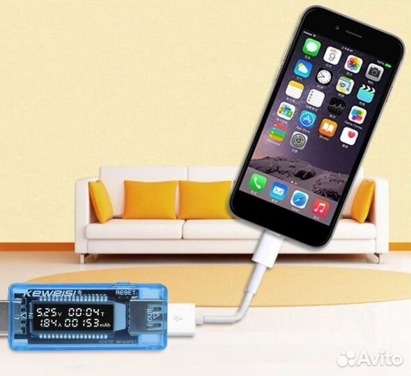 Вольтметр и амперметр USB тестер