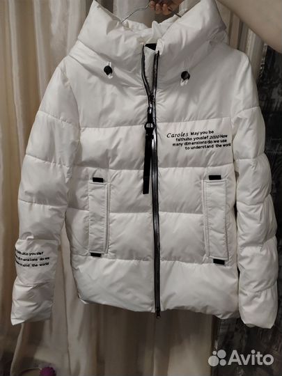 Куртка зимняя женская 42 44 размер белая
