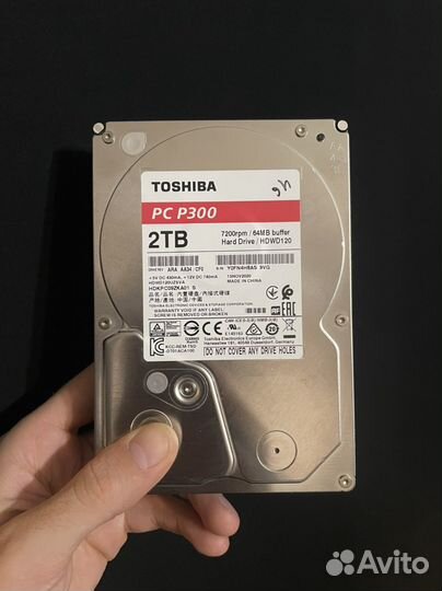 Жесткий диск Toshiba 2Tb