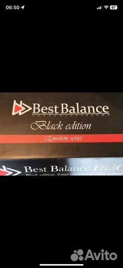 Аудио колонки Best Balance E65 Black Edition