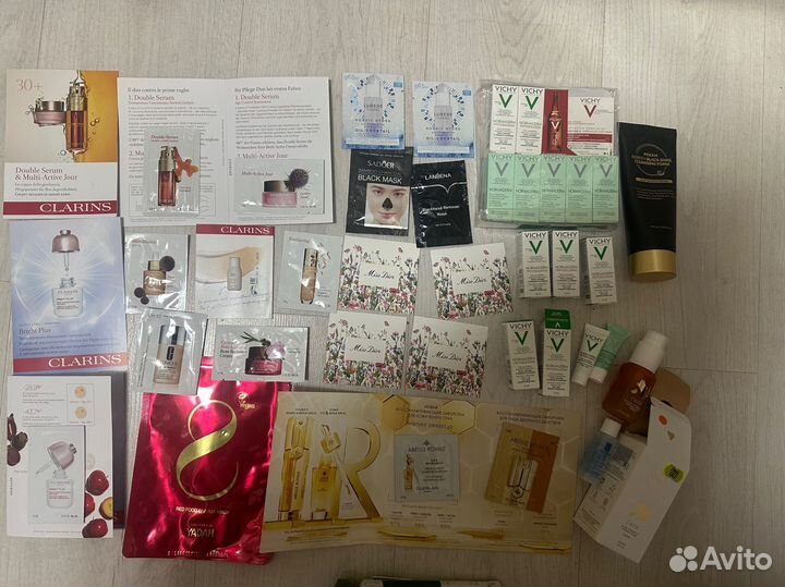 Огромный набор косметики 35 средств Clarins, Vichy