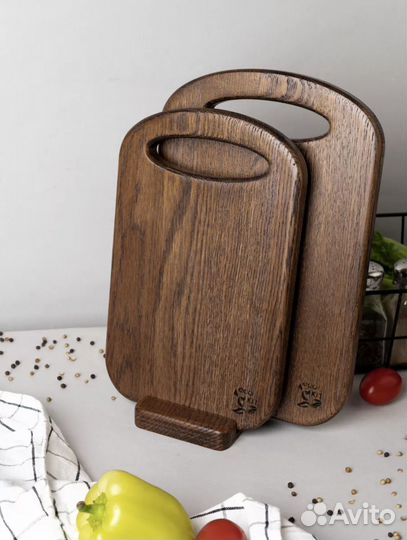 Набор разделочных досок на подставке