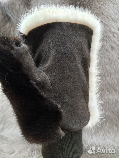 Митенки из меха