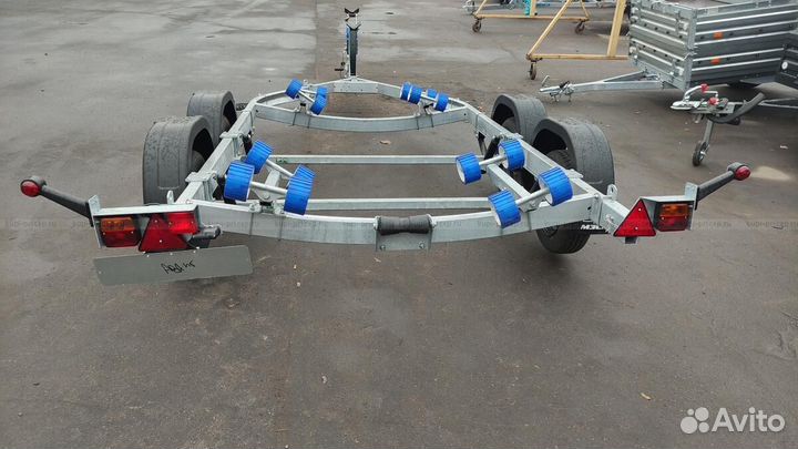 Прицеп для лодки мзса 81773G исп.023 (ролики)