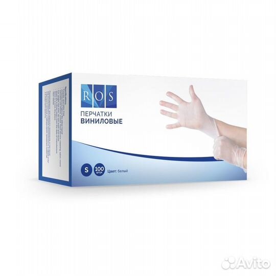 Перчатки Виниловые Одноразовые S,M, L, XL опт/розн