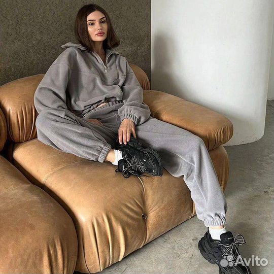 Флисовый костюм женский теплый