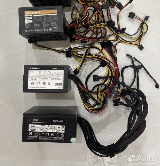 Блоки питания мошностью 650Вт, 700Вт, 750Вт