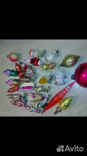 Ёлочные игрушки СССР