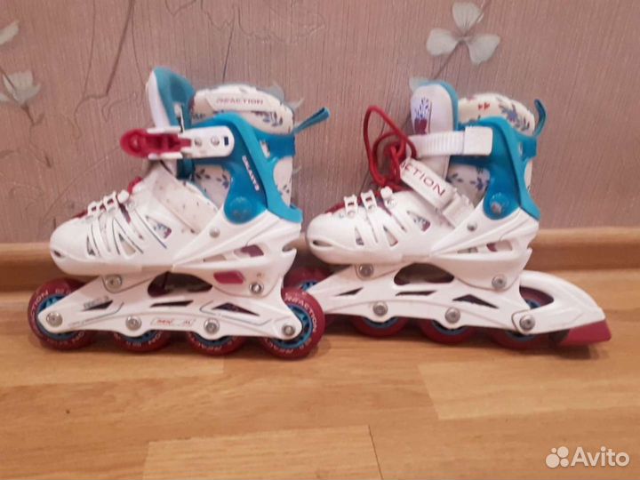 Роликовые коньки детские раздвижные