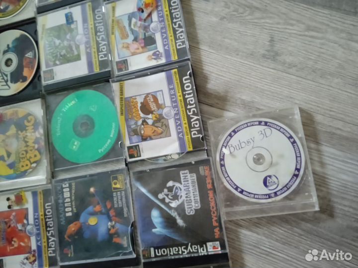 Диски на sony playstation 1