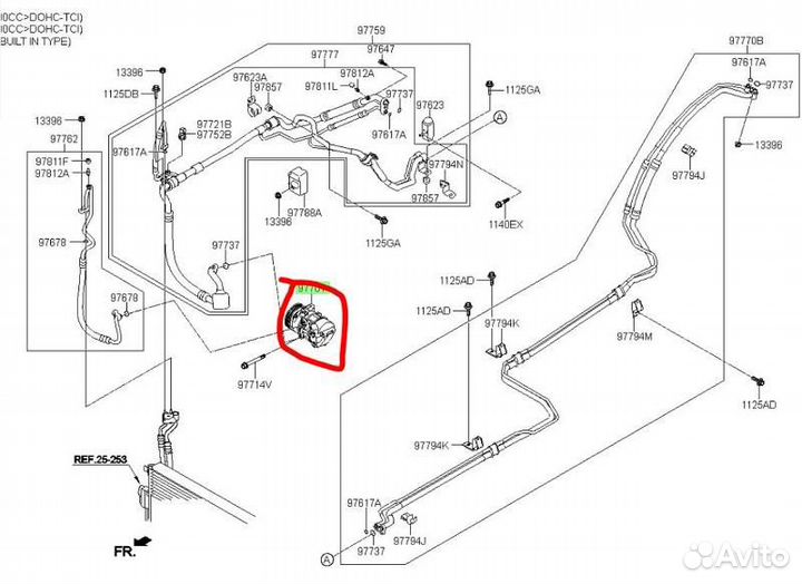 Б/У компрессор кондиционера - В хорошем