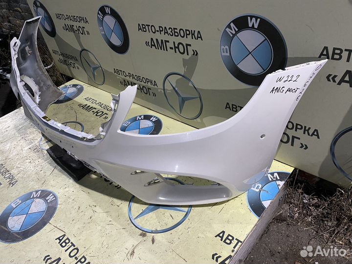 Mercedes W222 S222 AMG бампер передний Рестайлинг
