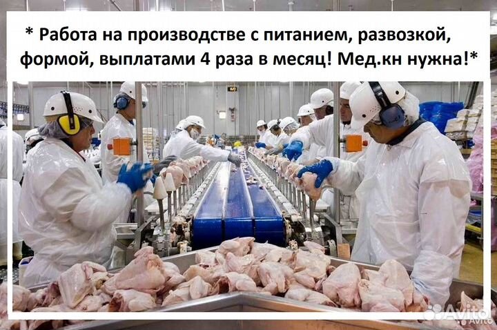 Сборщик Пищевое Производство (2500р/смена)