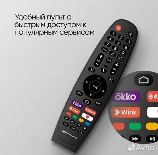 Android Телевизор Topdevice 32' со Смарт тв / Без