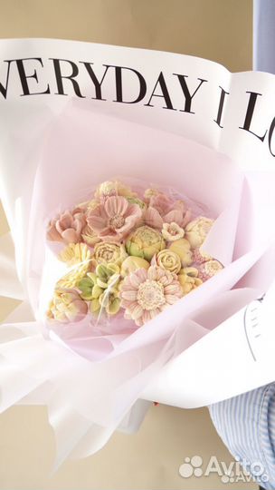 Цветы Бельгийский шоколад (ручная работа)