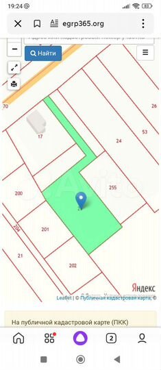 Участок 22 сот. (СНТ, ДНП)