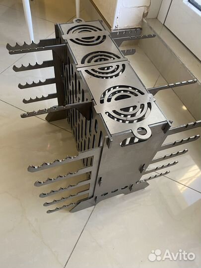 Мангал складной из нержавейки