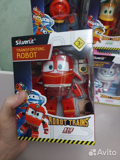 Роботы поезда трансформер Robot Trains новые