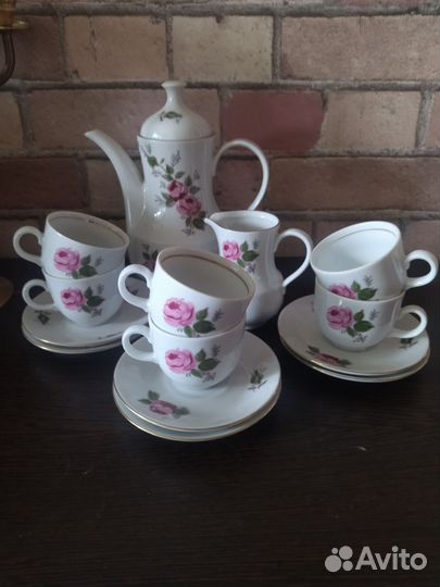 Сервиз кофейный ГДР винтаж