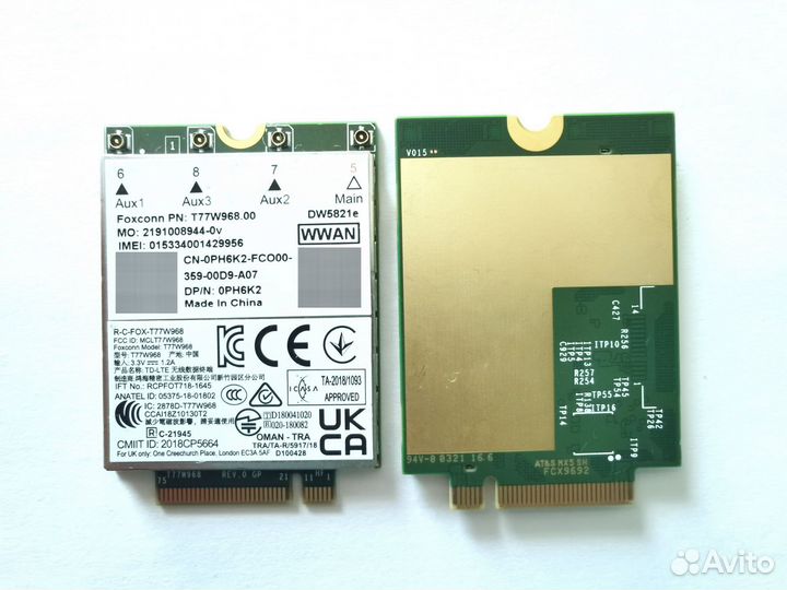 4g модем cat.18 Foxconn t77w968 DW5821e