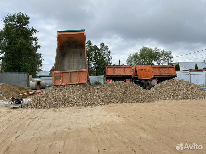 Щебень гравийный