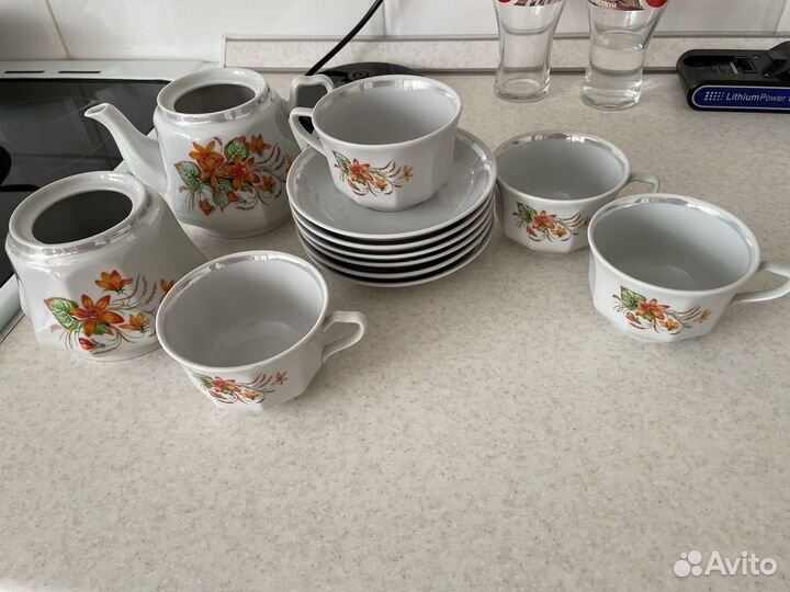 Чайные пары СССР сумской фарфоровый завод