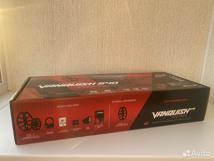 Металлоискатель Minelab vanquish 540 Pro-Pack