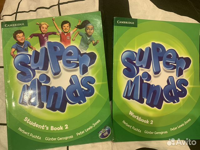Учебник и рабочая тетрадь super minds