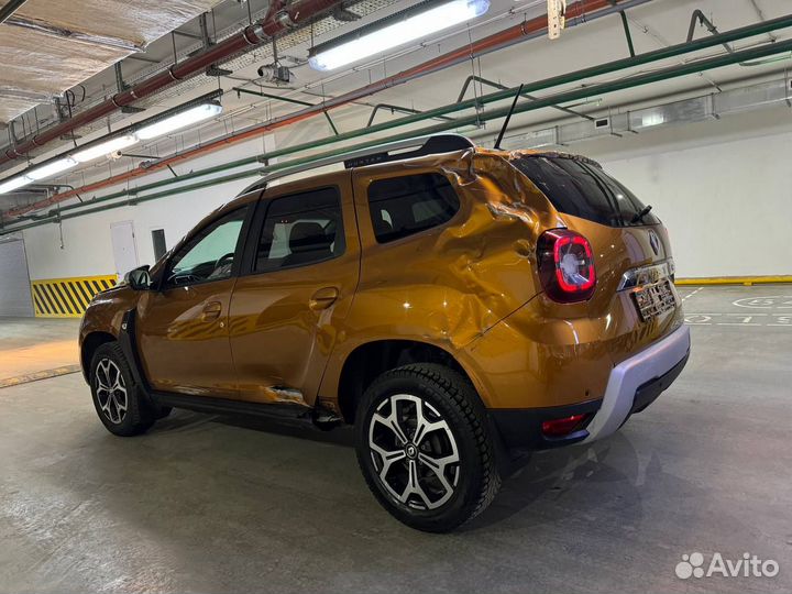 Renault Duster 1.5 МТ, 2021, битый, 32 570 км