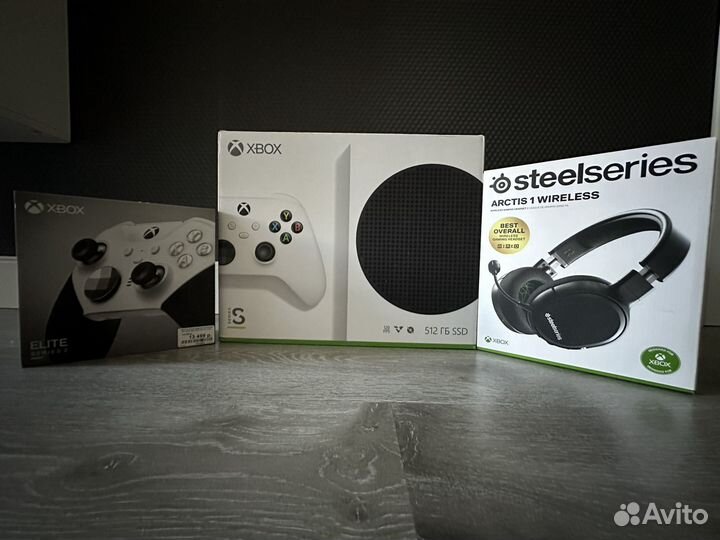 Xbox Series S + Elite Controller + Arctis 1X