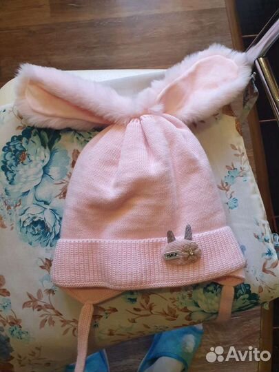 Шапка зимняя для девочки новая