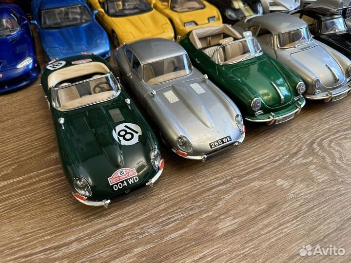 1:18 Bburago Italy: Porsche, Jaguar, Ferrari