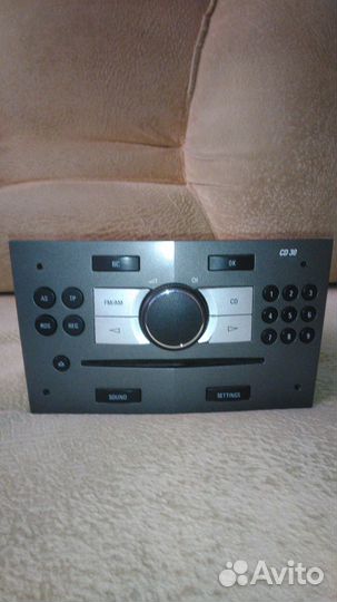 Штатное головное устройство opel зафира б