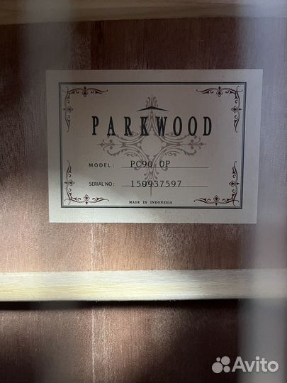 Классическая гитара 3/4 parkwood