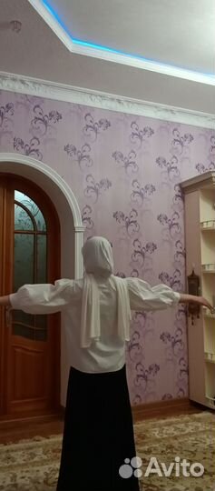 Рубашка женская белая 46