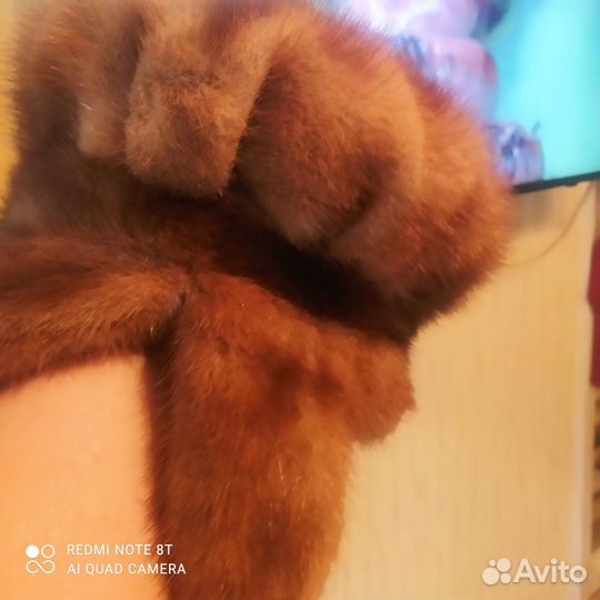 Шапка норковая женская