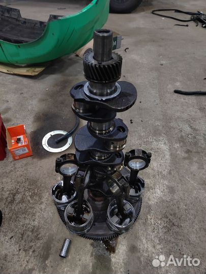 Коленвал с поршневой и шатунами умз4216 номинал