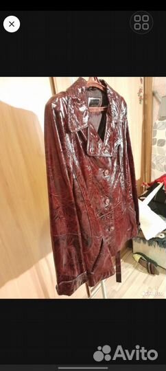 Лакированный куртка весна-осень