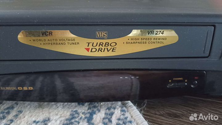 Кассетный видеомагнитофон Philips vcr vr 274 turbo