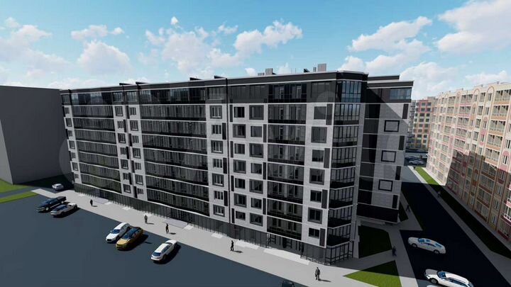 2-к. квартира, 51,3 м², 5/9 эт.