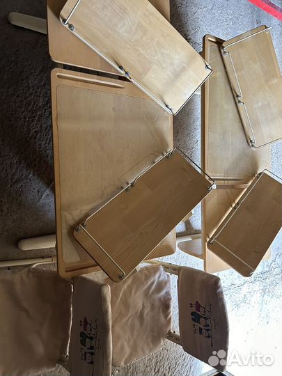 Растущая парта со стулом Дэми