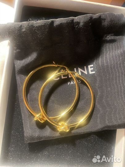 Серьги celine оригинал