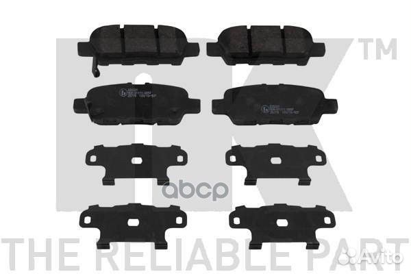 Колодки тормозные nissan X-trail/qashqai/tiida