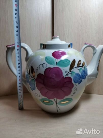 Чайник доливной, 4,5 литра, Дулево