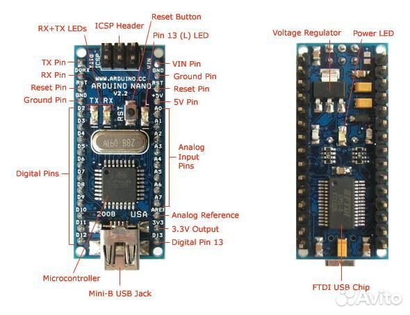 Arduino Nano 3.0 Atmega 328p