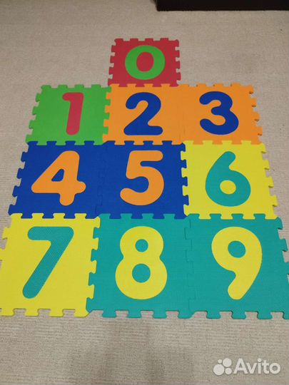 Детский коврик пазл