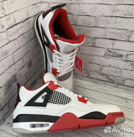 Nike air jordan 4 кpoccoвки мужскиe весенние