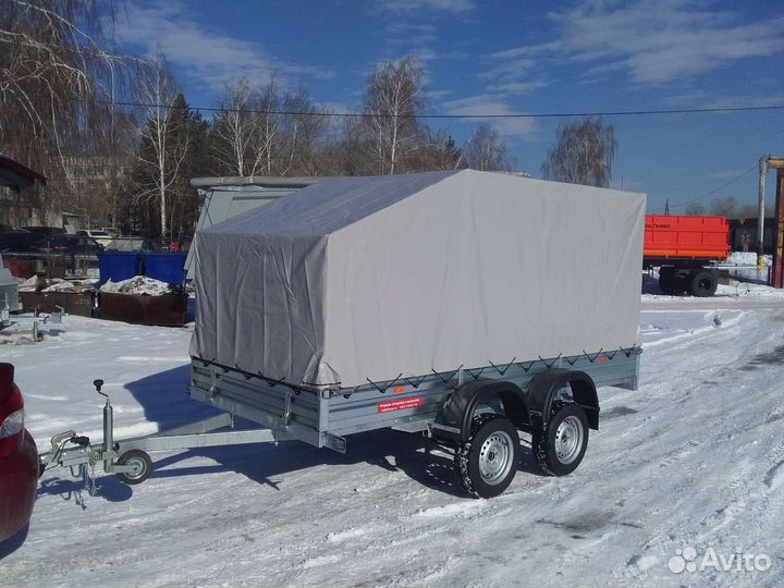 Прицеп мзса-817732. с тентом в комплекте