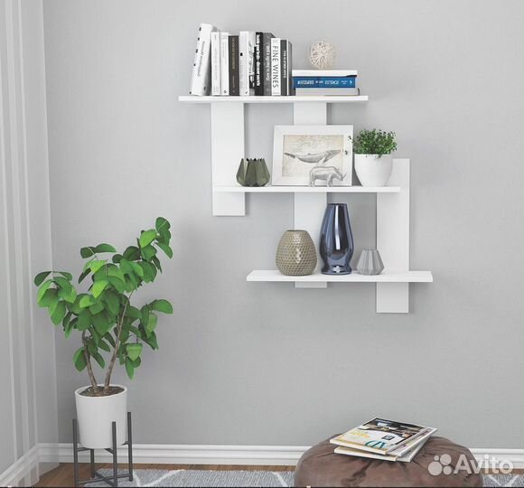 Полка навесная Ступенька (цвета)